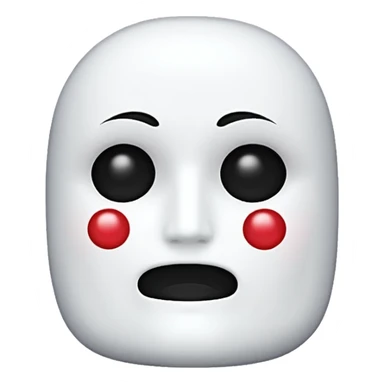 white sugar no face sticker