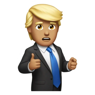 Trump saying sorry Riley  sticker