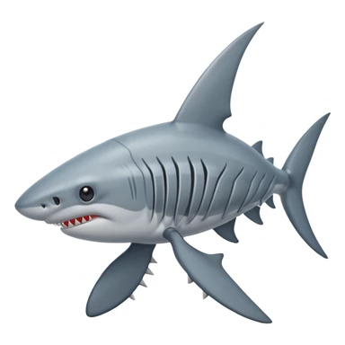 Shark bug , shark isopod sticker