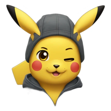 Pikachu emoji sticker