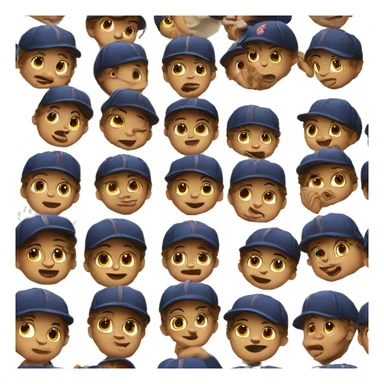 BABYFACED KID WITH BASEBALLHAT sticker