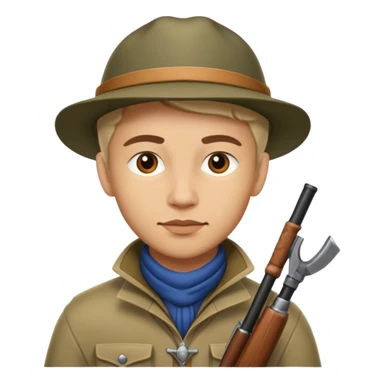 Un chasseur alpin français  sticker