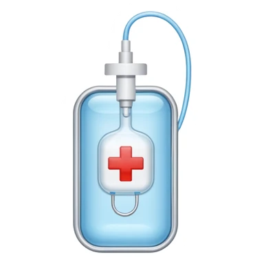 medical IV bag medication sticker