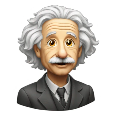 Albert-Einstein-with-toung-out sticker