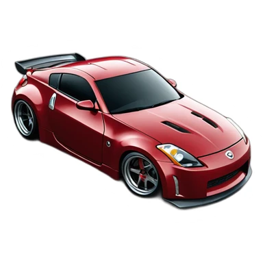 350z drift tuning red sticker
