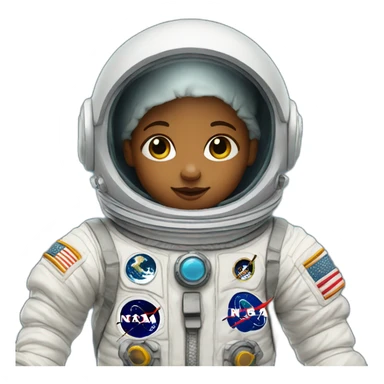 newborn in astronaut costume sticker