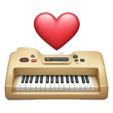 Clavier ordinateur apple avec un coeur sticker