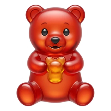 A gummy bear sticker