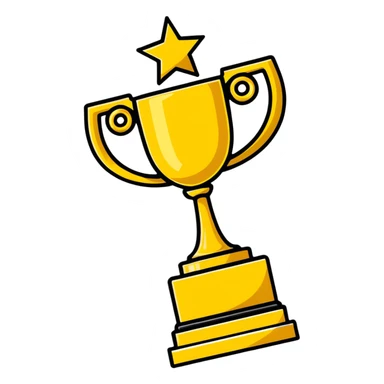 championship trophy sticker