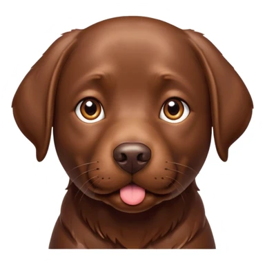 chocolate labrador sticker