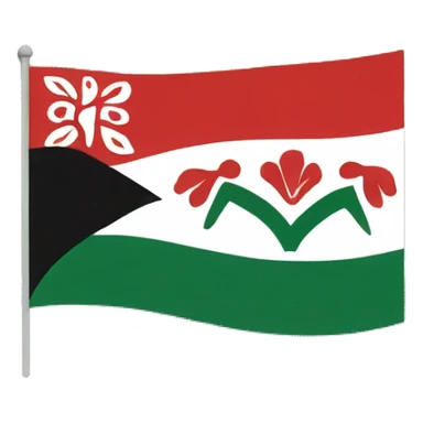 Maori flag sticker
