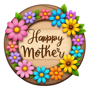 Happy mother day sign sticker
