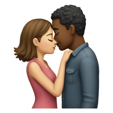 Kissing while holding my girlfriend  sticker