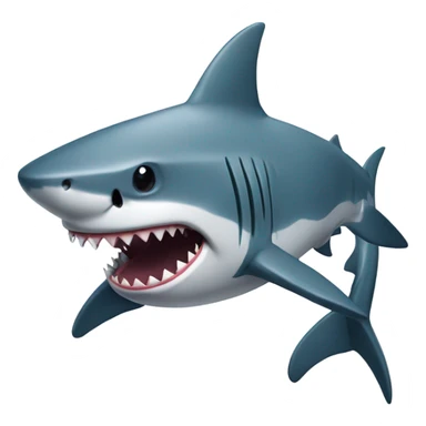 shark with hoodie sticker