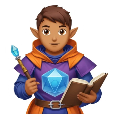 A tide pod person who is also a dungeon master from dungeons and dragons sticker