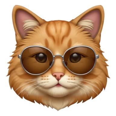 Cat with sunglassesh sticker