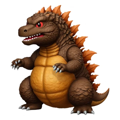 godzilla poopmoji sticker