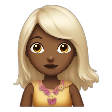 Kara bear lady sticker