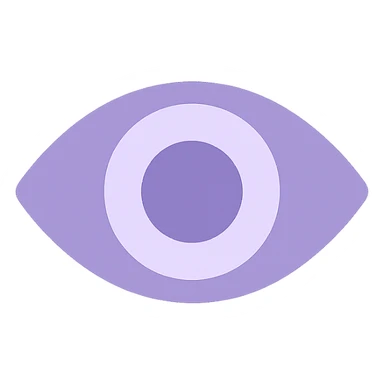A dull purple eyes sticker