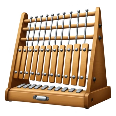 wood glockenspiel instrument sticker