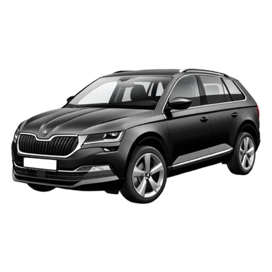 Cartrip with new black skoda enyaq sticker