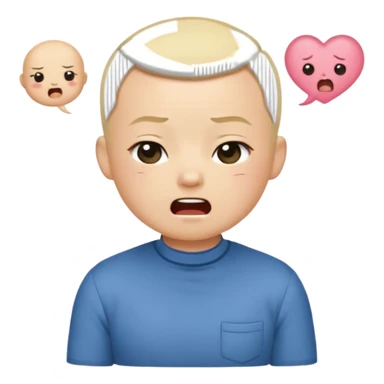 FOURTH NATTAWAT in a blonde bald hair
Convert the image into a set of chibi stickers (4x4 grid) outfit similar to this one including expressions of laughing being
angry,
crying, sulking, thinking, being sleepy, blowing kiss,winking, being suprised
 sticker