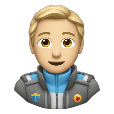 Un Tchadienne qui une personne qui a bien qui a qui est en train de piloter une avion sticker