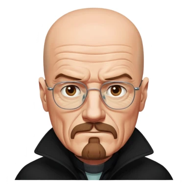 Walter white in coat  sticker