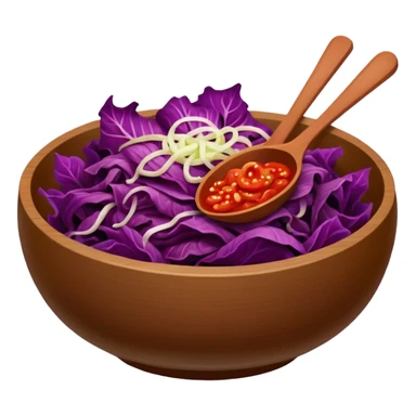 kimmchi dish brown bowl sticker