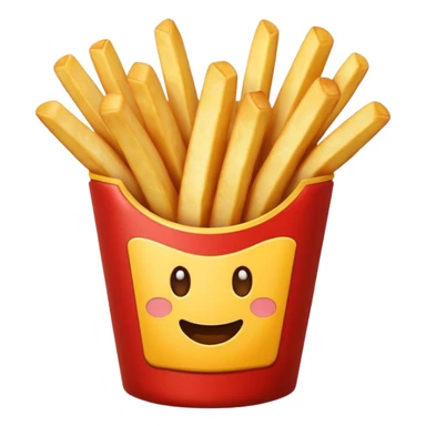 fries without face sticker