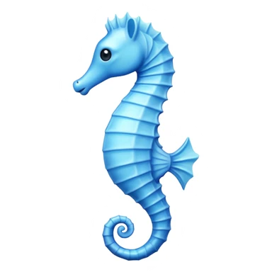 Light Blue Seahorse sticker