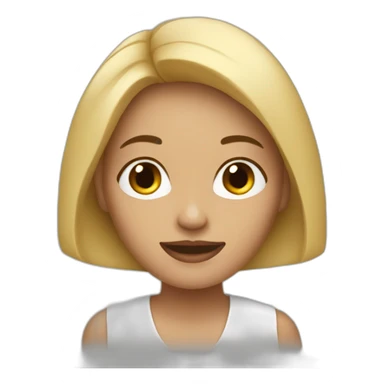 Deborah-white-woman sticker