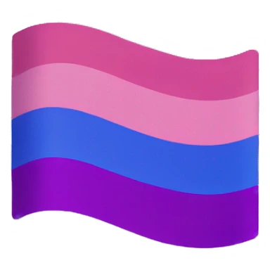 Bisexual pride flag sticker