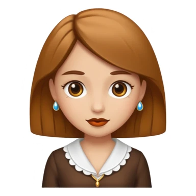 very fancy girl brown sticker