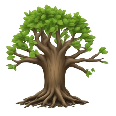 tree roots sticker