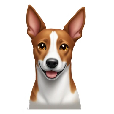 Christmas basenji sticker
