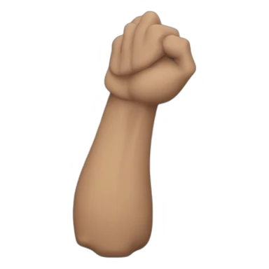 brazo musculoso sticker