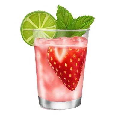 mojito strawberry  sticker