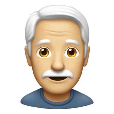 Blond old Guy with an auréole  sticker