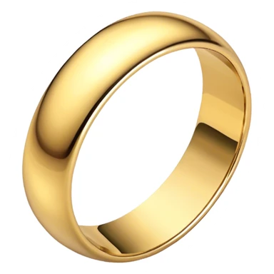 Gold wedding band sticker