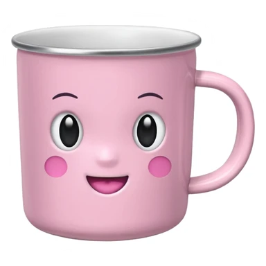 Quiero una taza de la marca standly de color rosa pastel sticker