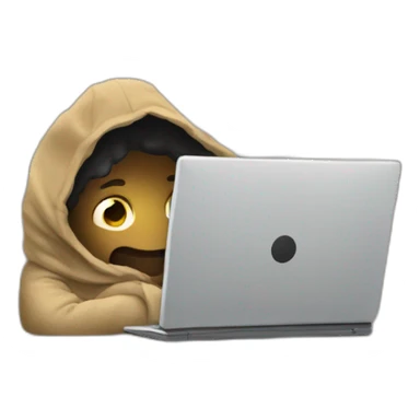 hiding from coworkers sticker