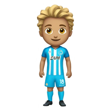 Vitinha avec un maillot de l’om sticker