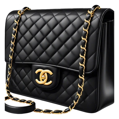Chanel Classic Flap Bag Black sticker
