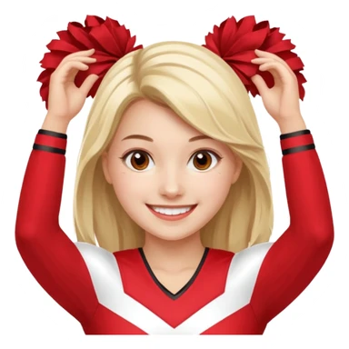 Rutgers Cheerleader sticker