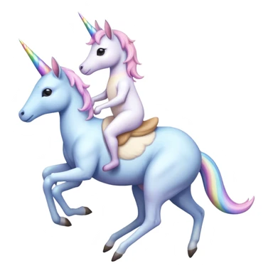Unicorn riding kangoroo sticker