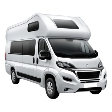 Peugeot Boxer L3H2 Campervan with two windows on the right side color: silver, maxxfan  sticker