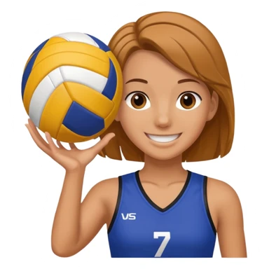 Volleyball girl sticker