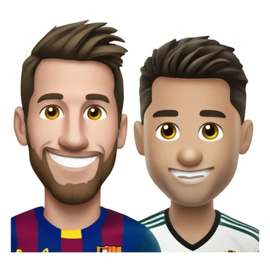 Messi and Cristiano Ronaldo sticker