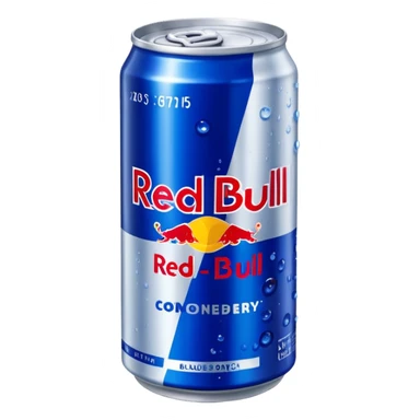 Kokos blåbär redbull sticker